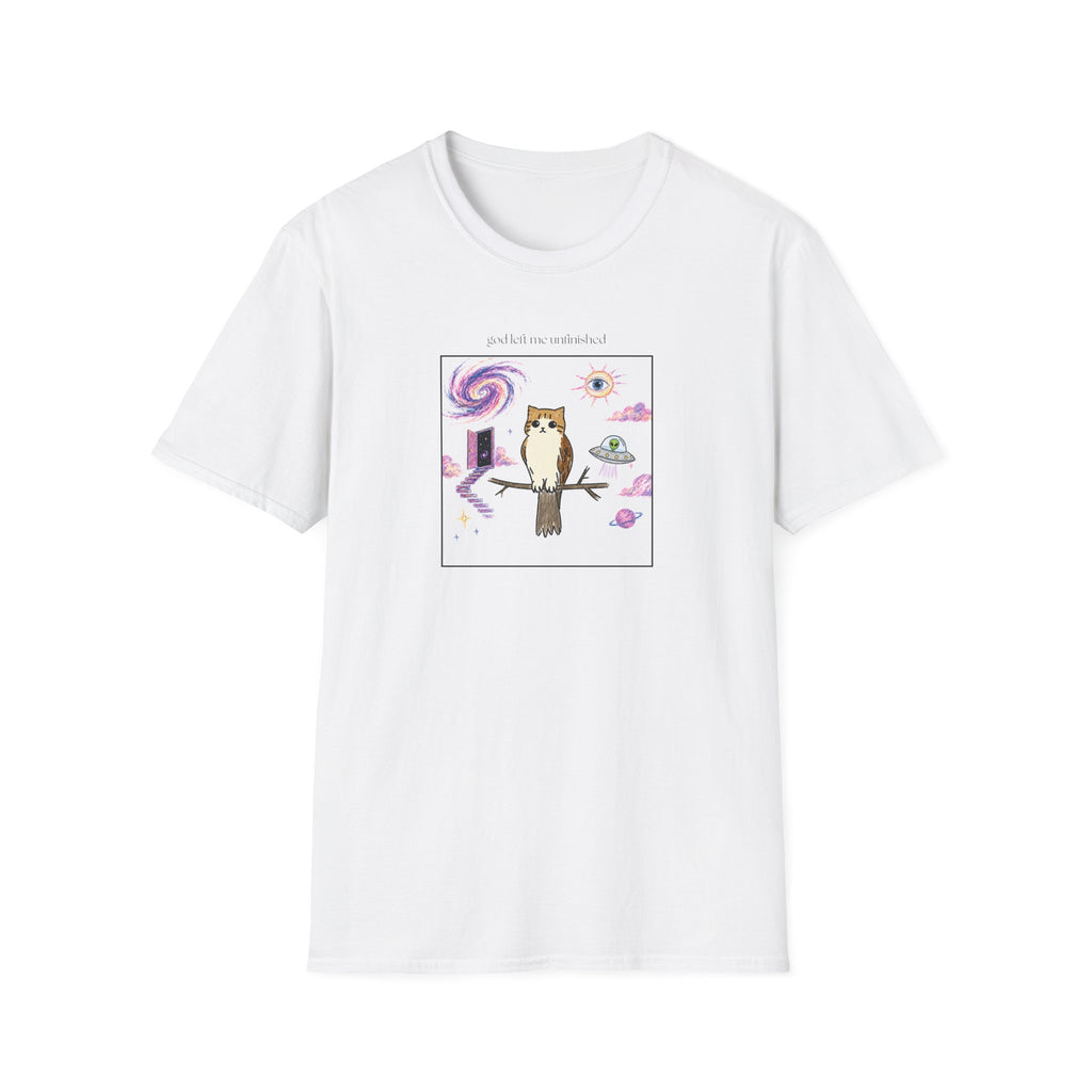 Digital Copies of Black and White Owl Cat Shirts